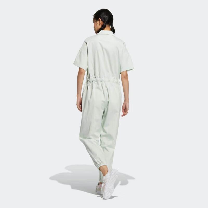 Adidas Women's Polo Collar Short Sleeve Jumpsuit HM2042