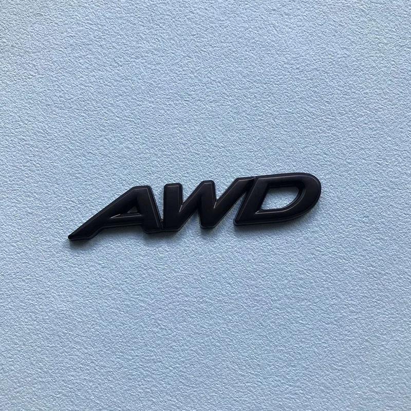 3D kovové logo 2.0 2.5 AWD Písmena Znak na kufr auta Odznak Samolepka 2.5 AWD Samolepka Příslušenství