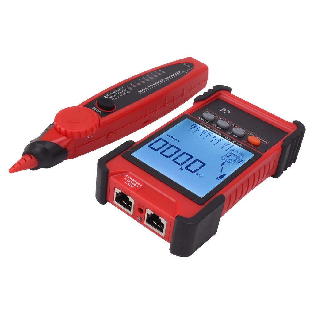 ET616 Network Cable Tester Multimeter Multifunctional Line Finder with LCD Display for Cable