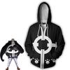 Anime Kostým Cosplay Bartholomew Kuma Pro Muže Ženy Ležérní Mikina na Zip Halloween Karneval S Kapucí Mikina Svrchní Oblečení