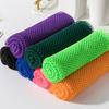African Exfoliating Mesh Sponge Bath Towel Dual-Sided Exfoliation Gentle Face Body Silky Smooth Skin Towel