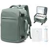 Cabin Bag Underseat Travel Backpack, Women Mens Outdoor Backpack with Vacuum Bags Pump Carry-on Backpack, Cabin Luggage 40x30x20