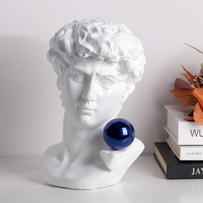 Moderne Europäische Charakter Skulptur Ornamente David Kunst Kopfmodell Zimmer Zuhause Wohnzimmer Kleine Desktop Dekorationen