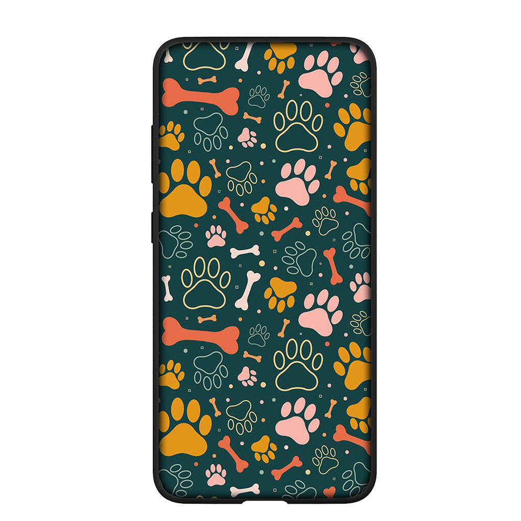 Phone Case for iPhone 17 16 15 Plus X XR 16E Huawei P30 P20 Lite Redmi Note 14 12 11 13 Pro Max OPPO A60 A80 A40 A18 A38 A54 Cartoon Dog Paw Cat Cover