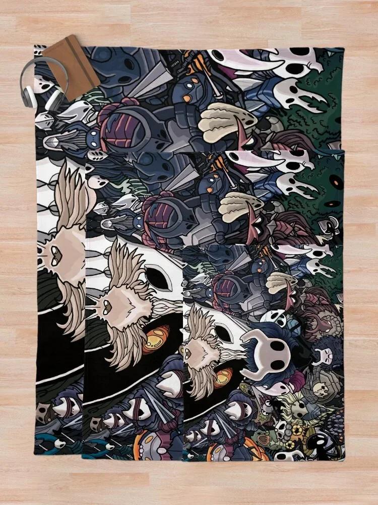 Hollow Knight Throw Blanket Luxury Brand Furry Cosplay Anime for Sofa Blankets
