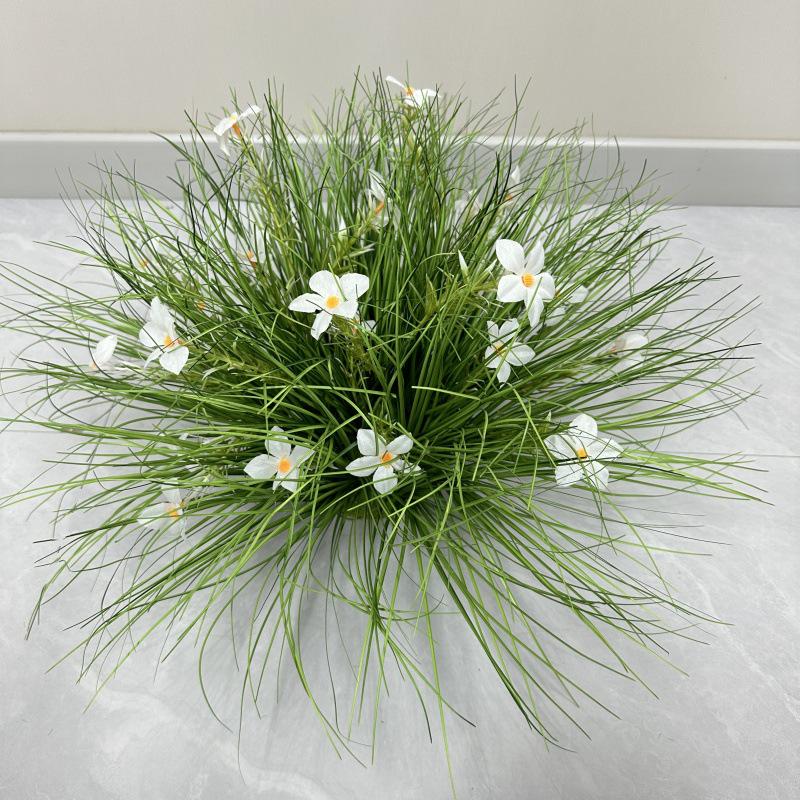 Artificial Grass Ball Ornament for Indoor Landscaping and Photography 