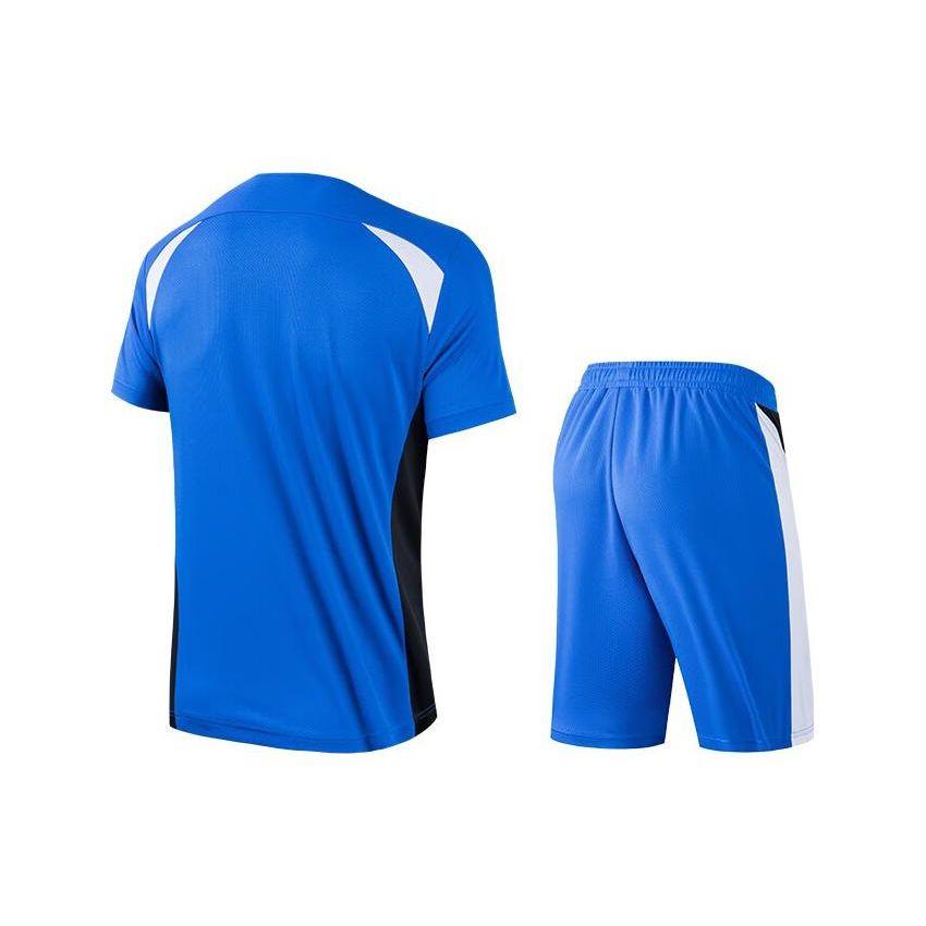 Anta Training Series Soccer Sports Loose Breathable Soccer Suit Men Sportswear Storm-Blue 952327203-3