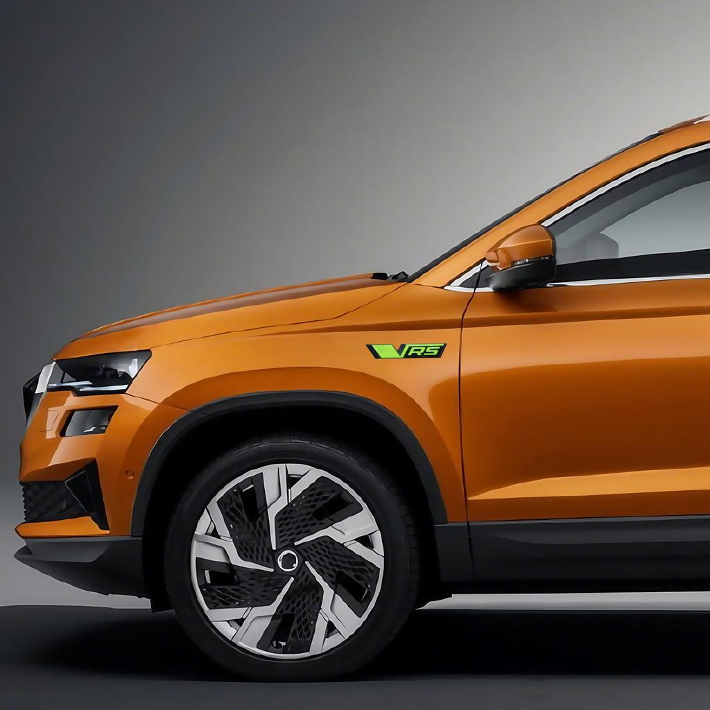 1Pc VRS Logo Car Side Fender Rear Trunk Car Body Emblem Badge Sticker for Kamiq Superb Octavia Rapid Kodiaq Karoq Fabia