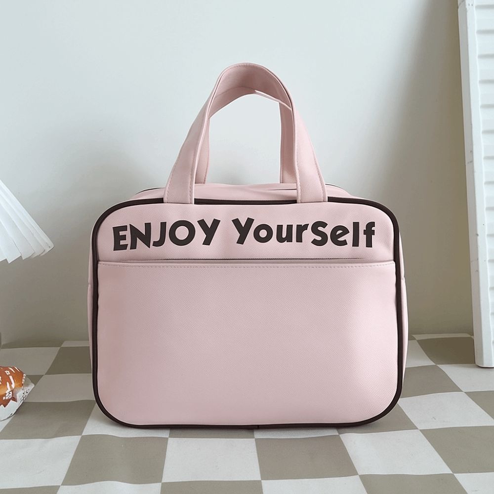Nylon Insulated Bag Hand-held Insulated Bag Lunch Box Bag Student Lunch Bag  Office Worker