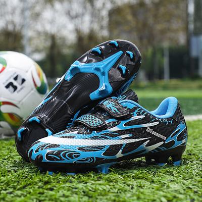 Sapatos de futebol infantil verão couro respirável meninos escola primária sapatos de futebol meninos e meninas antiderrapante treino