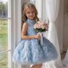 Little Girl Flower Girl Princess Dress For Birthday Party And Performance In Polyester Fabric