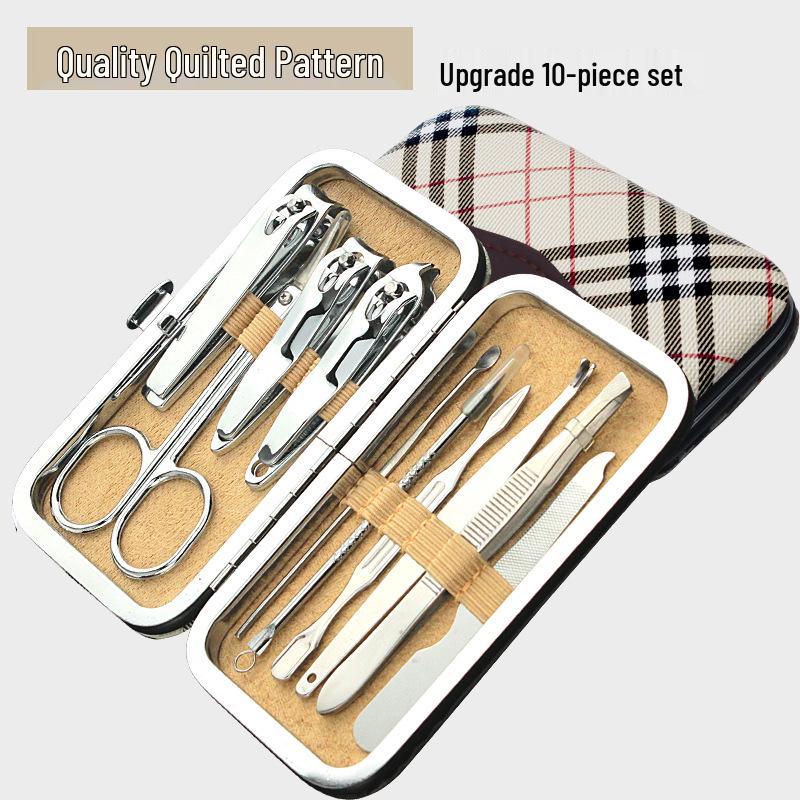 

Милая леди 10-предметный маникюрный набор: Улучшенные кусачки для ногтей и инструменты для красоты