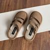 Zapatillas de verano para mujer, zapatos transpirables, zapatos de pereza, mules de algodón y lino de suela blanda