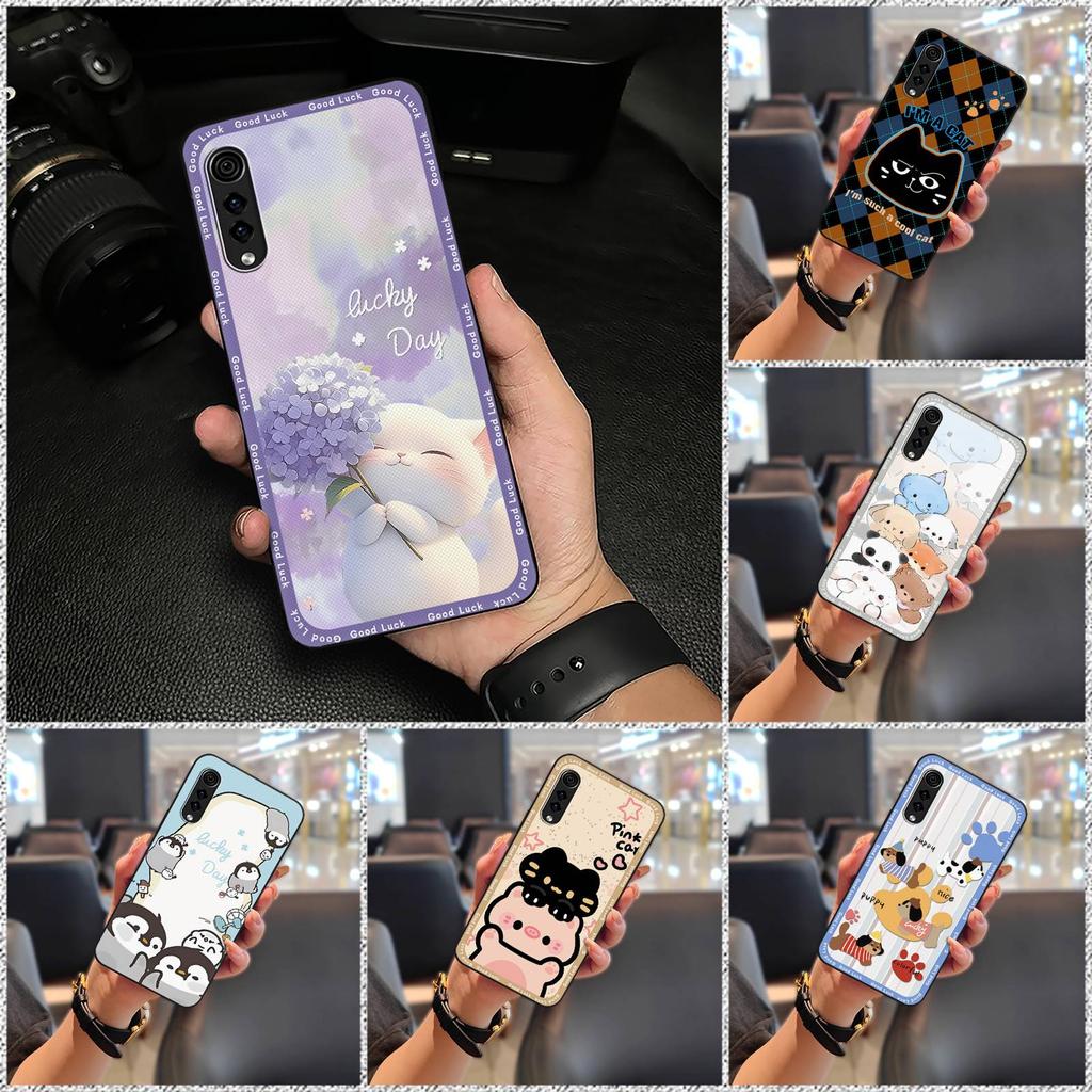 Soft case Full wrap Phone Case For LG Velvet 4G/5G Graffiti Phone Pouch TPU Animals Durable Silicone Fashion Design Cute