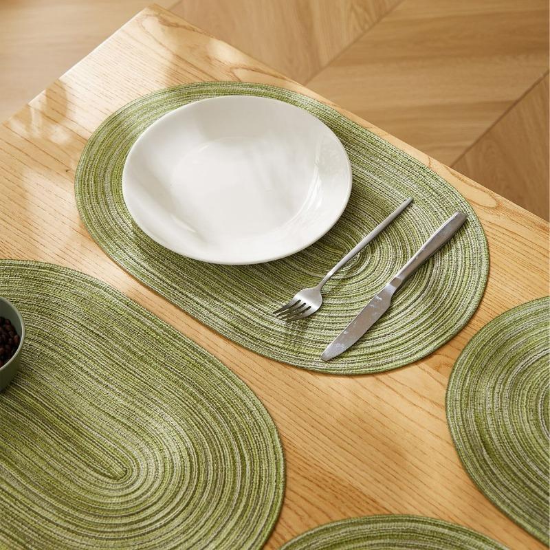 Simple placemat Thermal insulation and waterproof restaurant table mat Household cup mat Bowl mat Anti-scalding pot mat