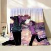Anime M Medalist Throw Flannel Throw Blanket Suitable for Sofa Living Room Bedroom