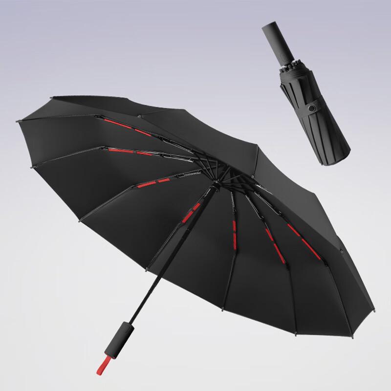 Punk Series 72-Bone Automatic Windproof Folding Umbrella