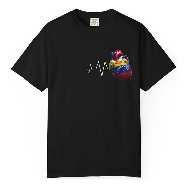 Venezuela Always In My Heart T-shirt | Venezuelan Heartb XL