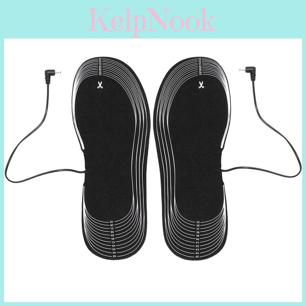 Heated Shoe Insoles With Carbon Fiber Material And Usb Rechargeable Battery Pack For Winter