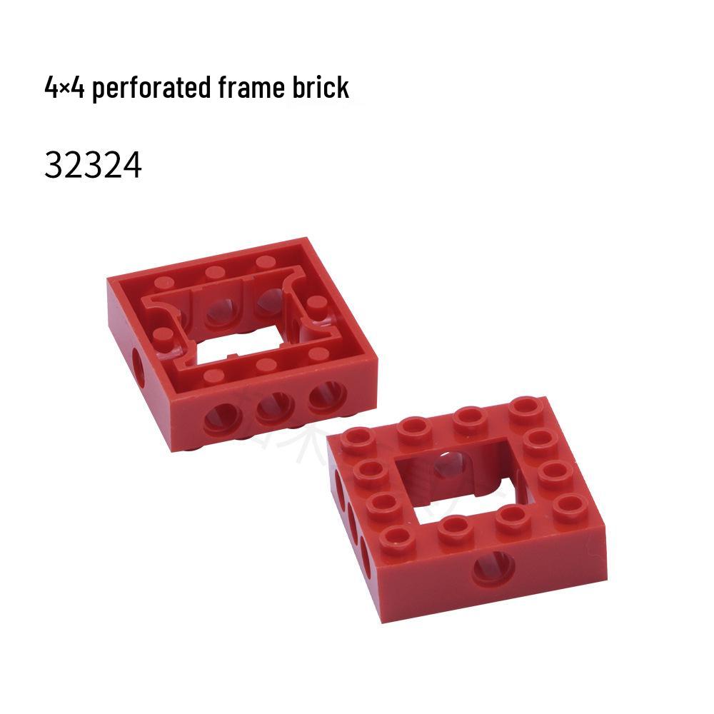 LEGO-Compatible 4x4 Frame Brick with Holes (32324)