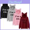 Streetwear Hoodie For Women With Letter Pattern And Cotton Blend For Casual Fall Fashion