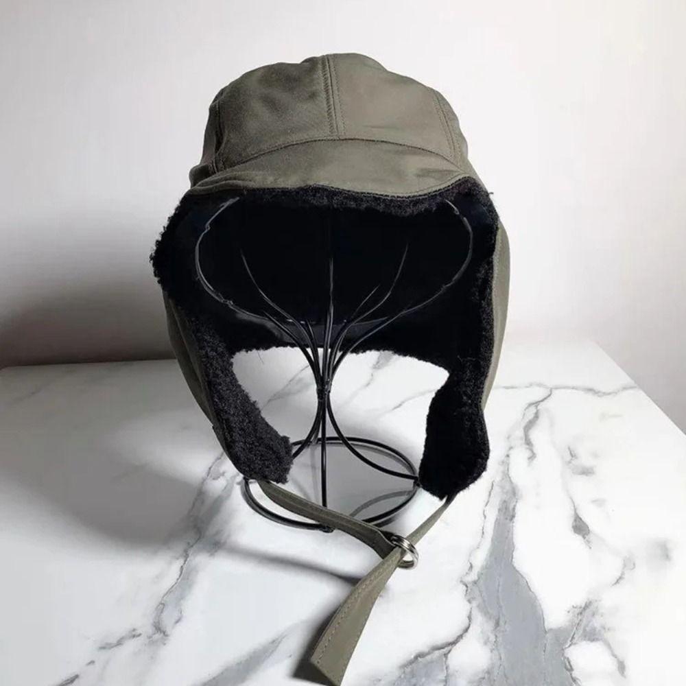 New Windproof Winter Ushanka Warm Thickened Bomber Riding Hats Russian Ear Protection Lei Feng Hat