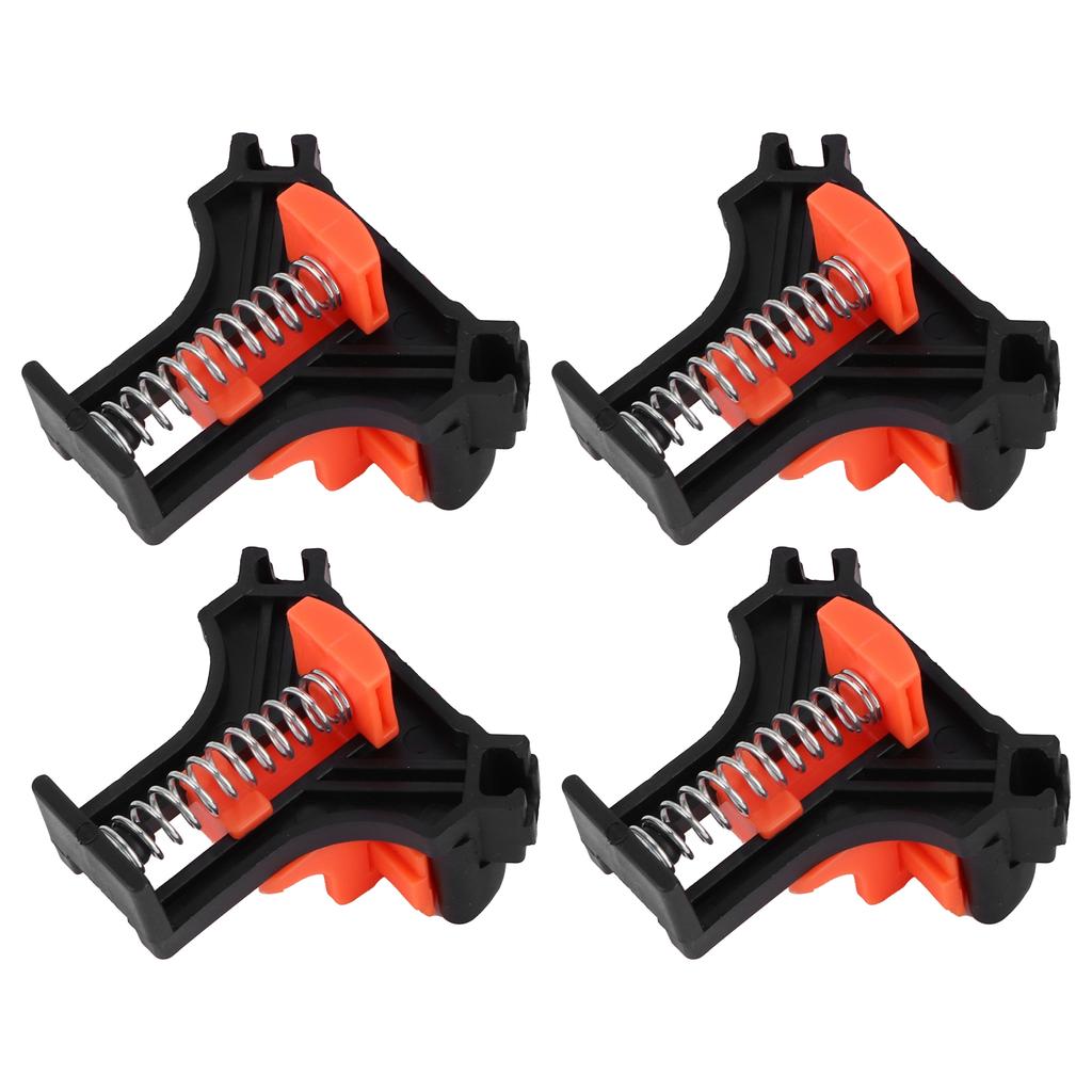 4pcs Right Angle Clips 90 Degree Spring Clamps Corner Holders Woodworking Hand Tools