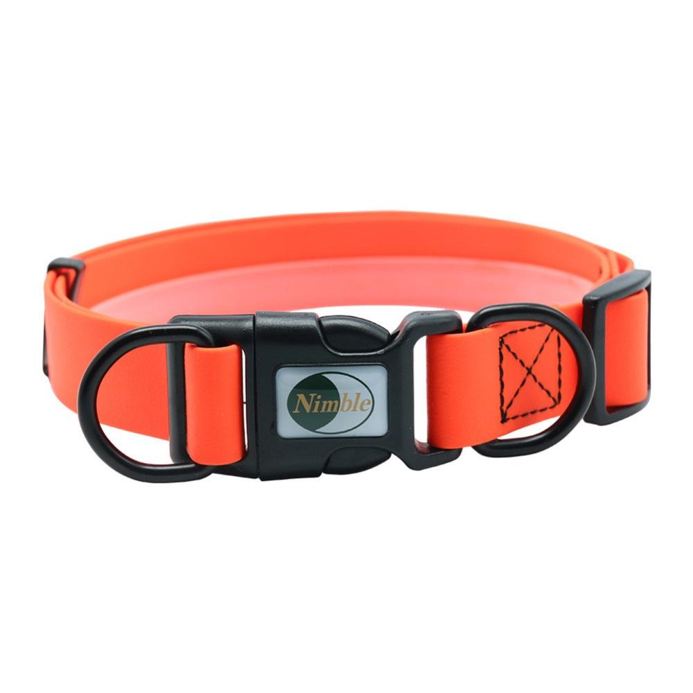JanPet New High quality pet dog collar PVC waterproof Cat collar anti dirty easy to clean for Big small dogs puppy pet products