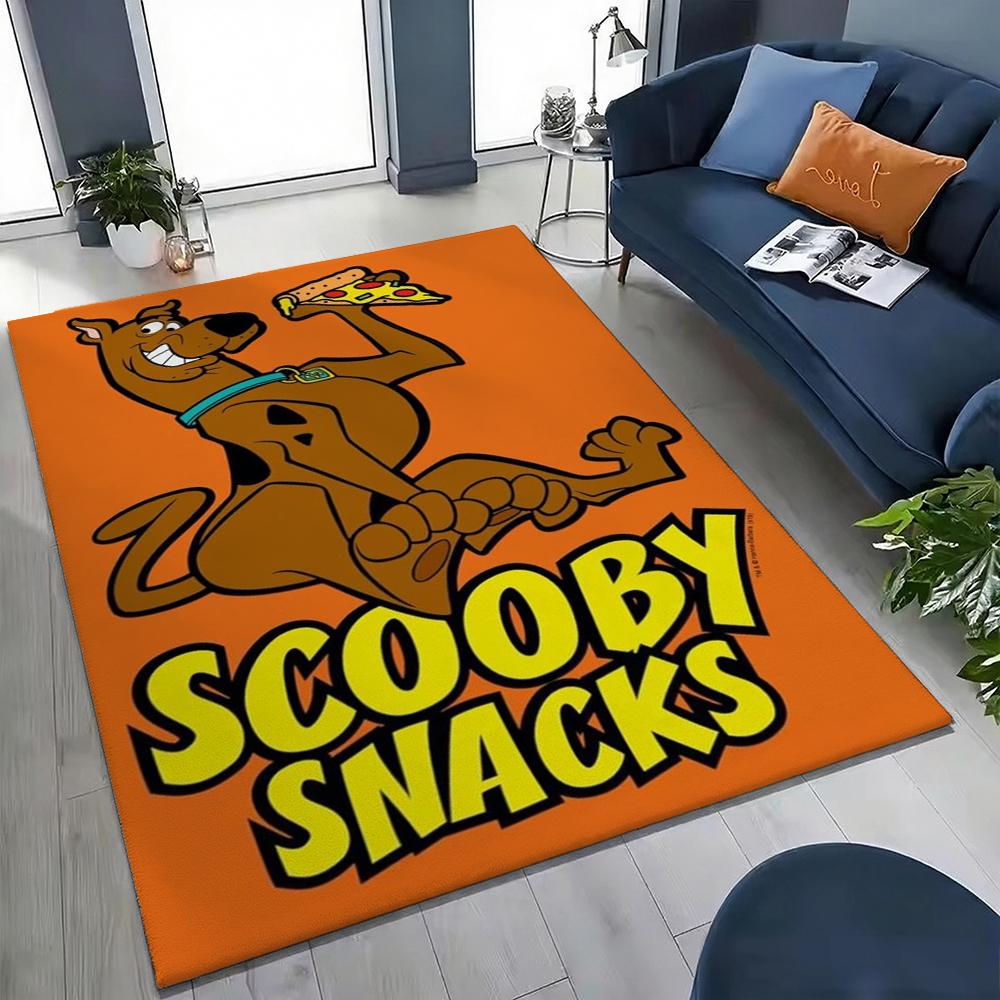 Scoobydoo Spooky Mystery Adventure Indoor Rug Nonslip Easyclean Carpet For Entryway Hallway Balcony Home Party Decor New Year Gift