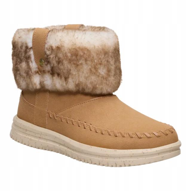 Heydude Classic Camden Cuff Cozy  44283 |36| Cognac
