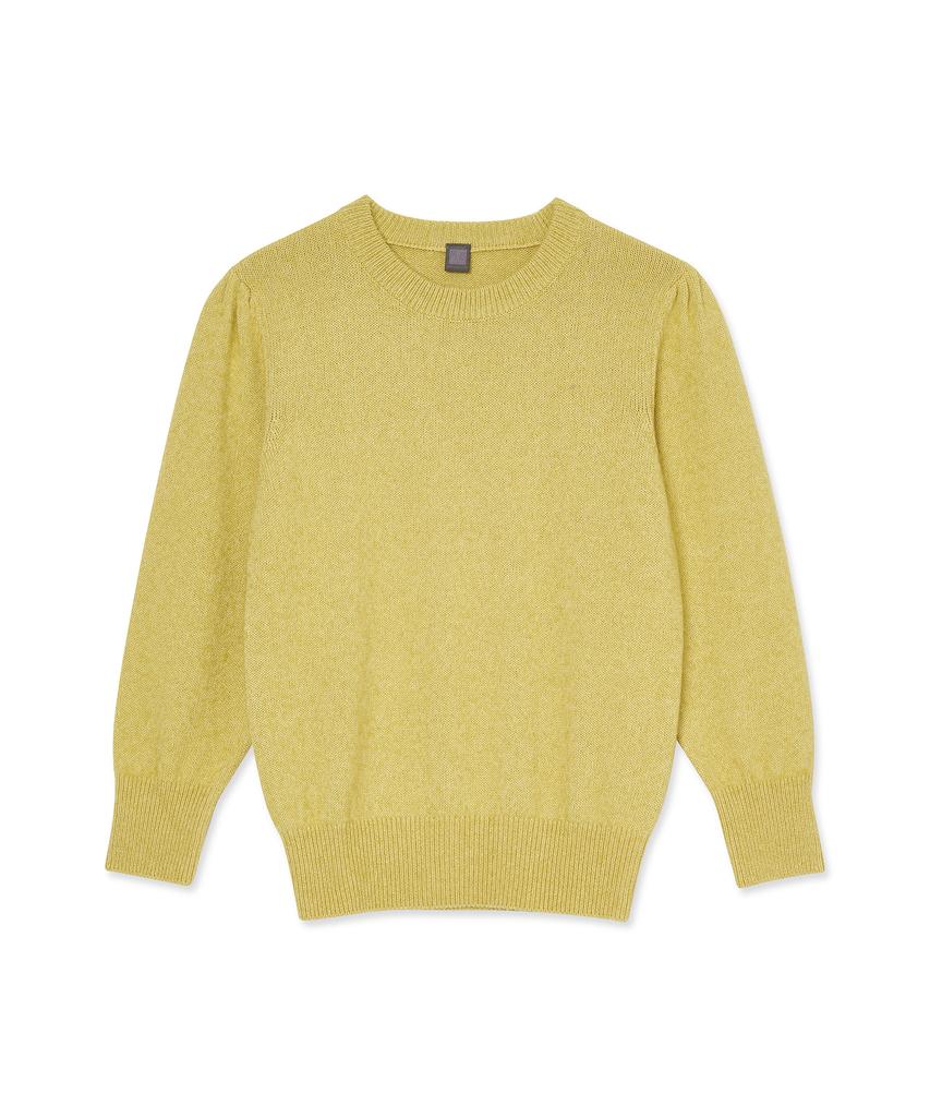 IOLO Women'S Puff Sleeve Round_Yellow