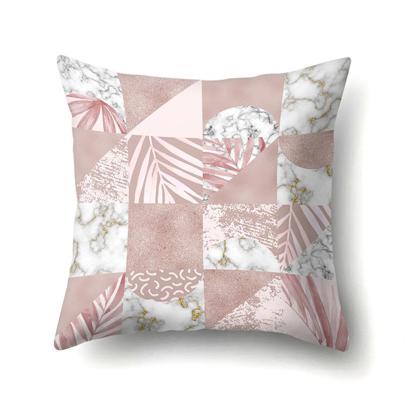 Geometric Simple Marble Print Pattern Cushion Cover Pillowcase Home Living Room Sofa Decorative Pillowcase