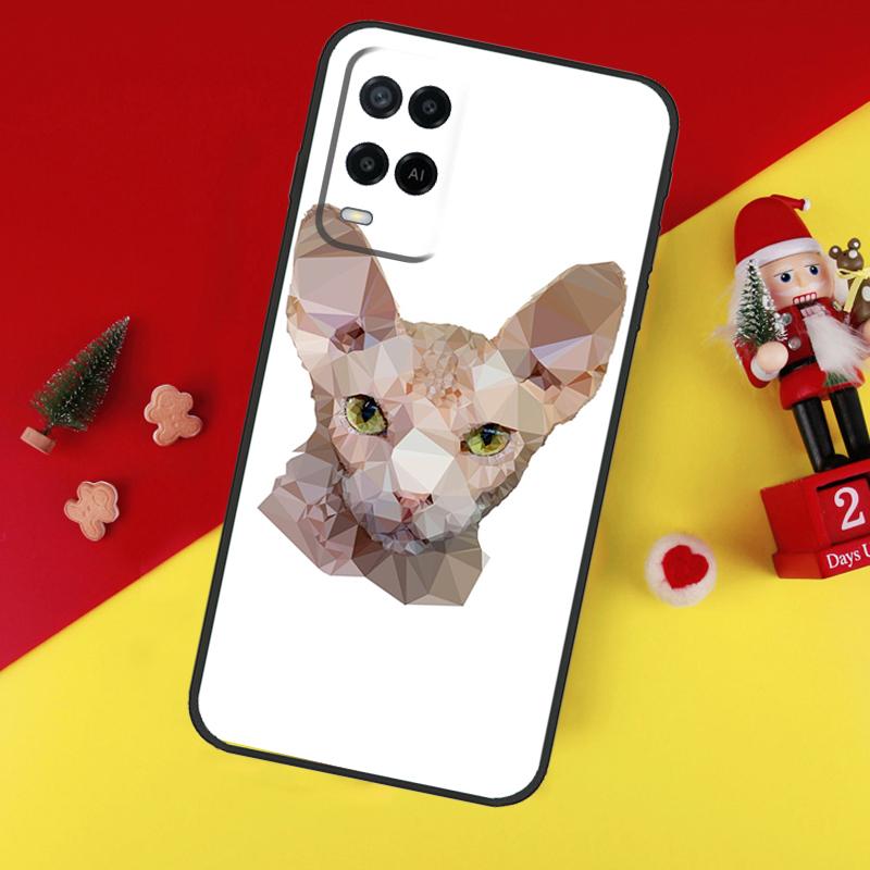 Sphinx Cat For OPPO A96 A76 A16 A52 A72 A92 A98 A78 A58 A5 A9 A15 A17 A77 A53S A57S A94 A74 A54 Case
