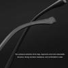Unisex Metal Half Frame Men Women Plastic Lens Large Face Nearsighted Spectacles for Business Daily