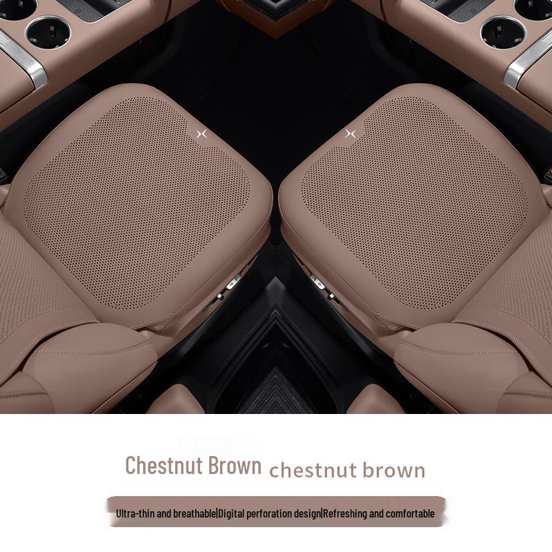 Ventilated, breathable seat cushion for Polestar 1-4 & 6: ultra-thin, all-season comfort.