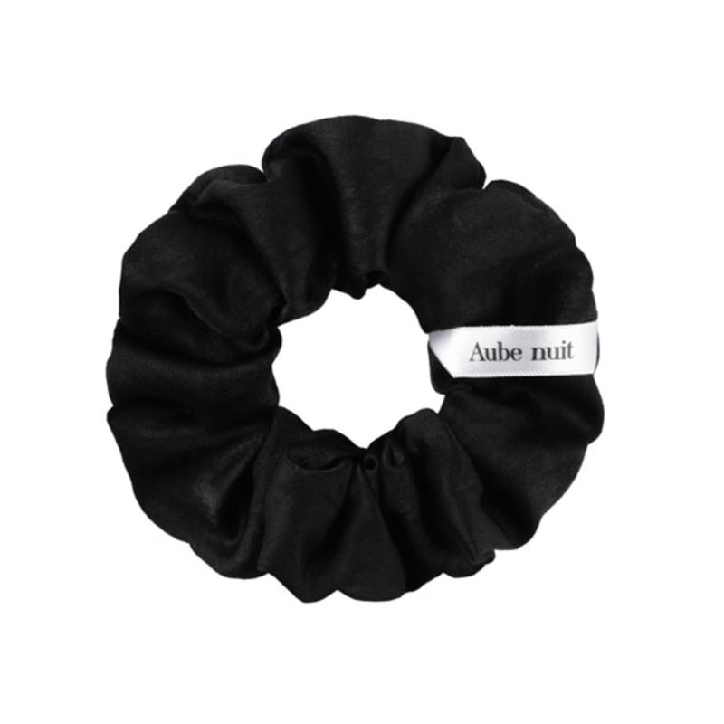 

Aube nuit Crease Satin Hair Scrunchie Black S black