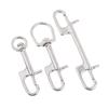 Dual Head Marine Diving D Ring Snap Hooks With Swivel Bolt Snap Hook Clip 316 Stainless Steel Oval Swivel Spring Snap Hook