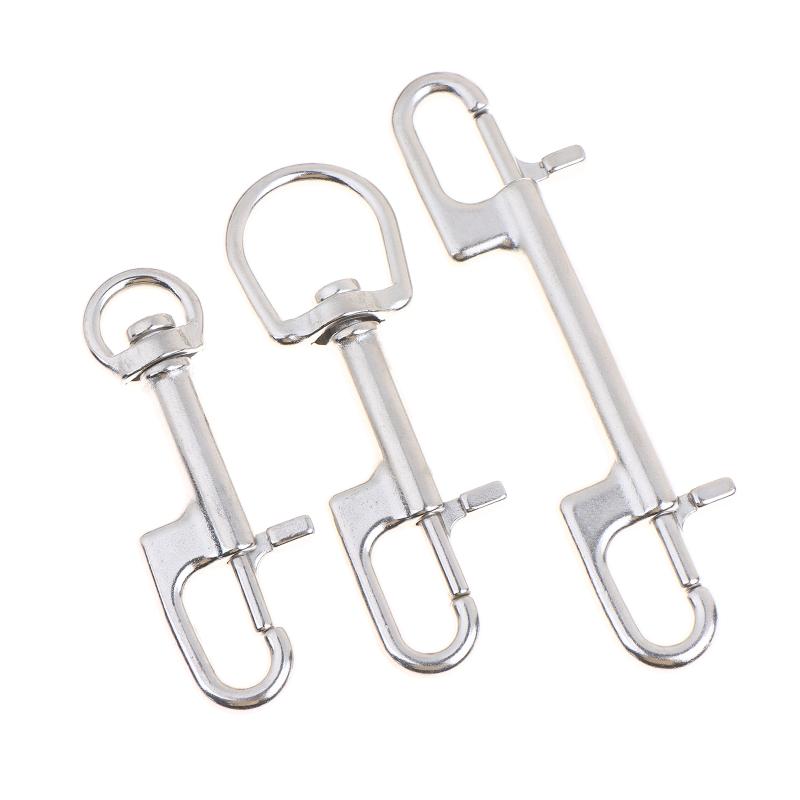 Dual Head Marine Diving D Ring Snap Hooks With Swivel Bolt Snap Hook Clip 316 Stainless Steel Oval Swivel Spring Snap Hook