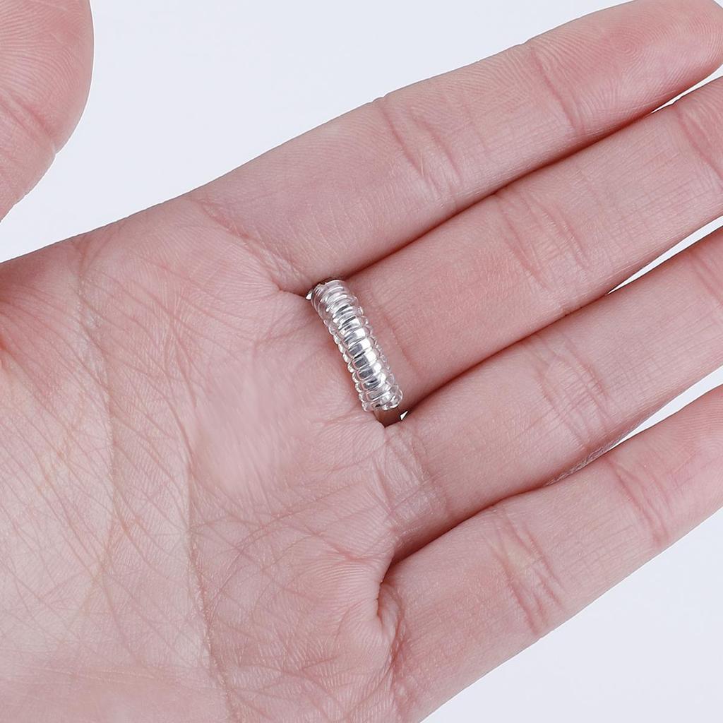 4Pcs/bag BP Spring Invisible Ring Adjustment Fine Round Wire Accessorie