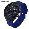 Sanda Student Waterproof Multifunction Sports Watch with Luminous Alarm