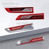 Car Decor Metal Sport Line Letter Emblem 3D Sticker Accessories For Skoda Rapid Kamiq Octavia Yeti Superb Body Side Trunk Decals