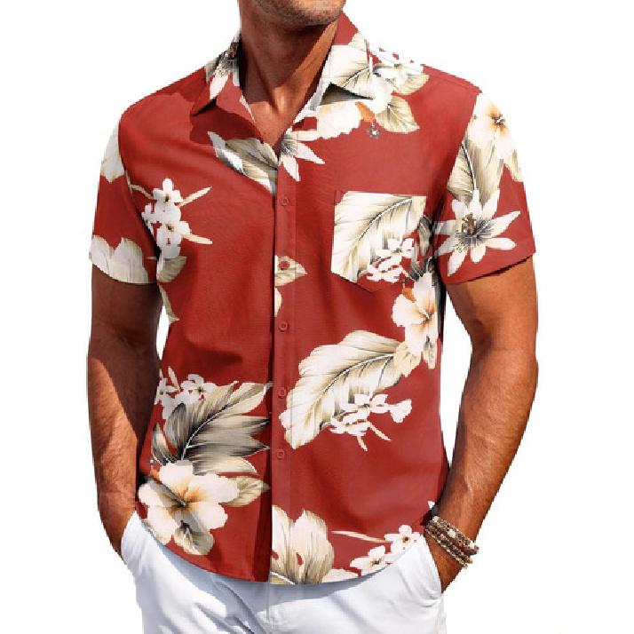Men's Shirts Versatile New Fashion Trend Hawaii