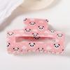 Hair Claw Cartoon Animal Pattern Rectangle Shape Back Head Hair Clip Anti-slip Teeth Versatile Hair