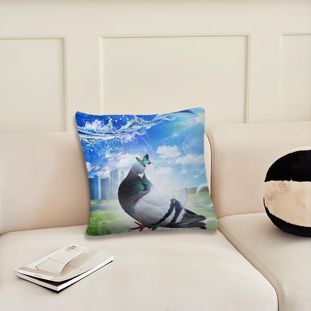 Funny Frutiger Aero Art cushion cover Pillow Cover Decoration Room Home Sofa living Office Car Nordic Simplicity