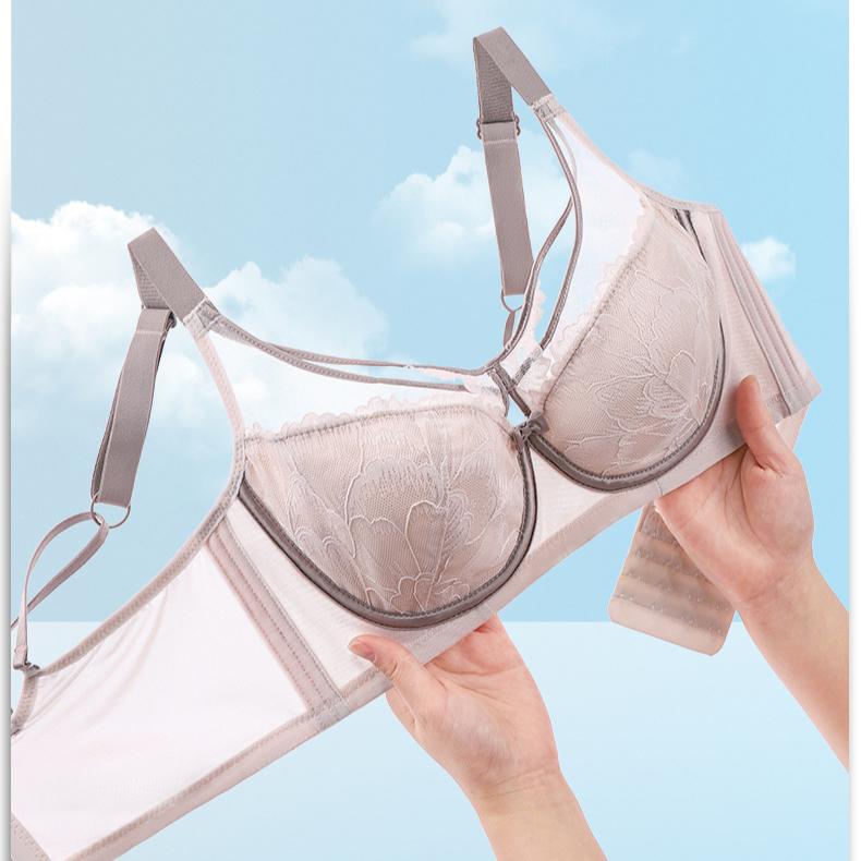 Underwear Women's Thin Collection Bra Breathable No Steel Hoop Bra Adjustable Top Support Sexy push up Bra