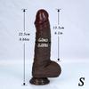 Liquid Silicone Realistic Dildo with Strong Suction Cup, Soft Textured Personal Massager for G-Spot & Prostate,Body-Safe Silicone, for Men & Women