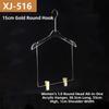 Acrylic Clothes Hanger Transparent Crystal Luxury Children's Women's Clothing Hanger Pants Clip for Clothing Store