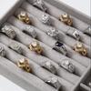 Multi Tiers Jewelry Display Stand Jewellery Holder Jewelry Storage Box Clear Drawer Organizer for Necklaces/Earrings