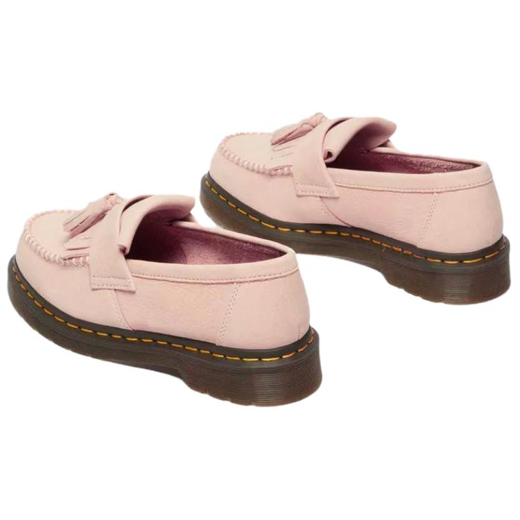 Dr. Martens Adrian Suede Slip-On Comfortable Loafers Unisex Loafers Pink 41080650