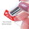 Nail Stamping Plates Set Silicone Sponge Brush Polish Transfer Stencils Flower Butterfly Geometry Template Nail Tool